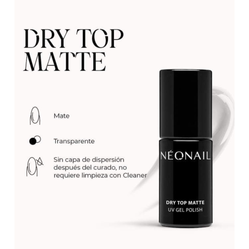 NeoNail - Fond de teint semi-permanent - Dry Top Matte