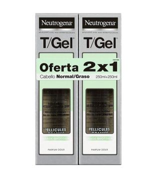 Neutrogena - Duplo Shampooing antipelliculaire pour cheveux gras T/Gel