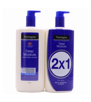 Neutrogena - Pack 2 lotions pour le corps hydratation profonde