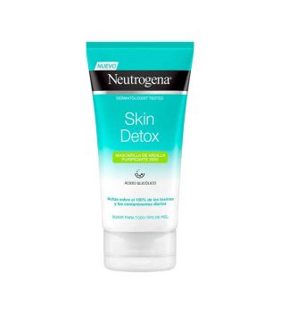 Neutrogena - Masque Purifiant à l'Argile 2en1 Skin Detox