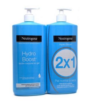 Neutrogena - Pack 2 lotions gel corps Hydro Boost - Peaux normales à sèches