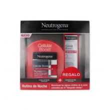 Neutrogena - Pack Cellular Boost crème de nuit régénérante 50 ml + Cellular Boost contour des yeux anti-rides 15 ml