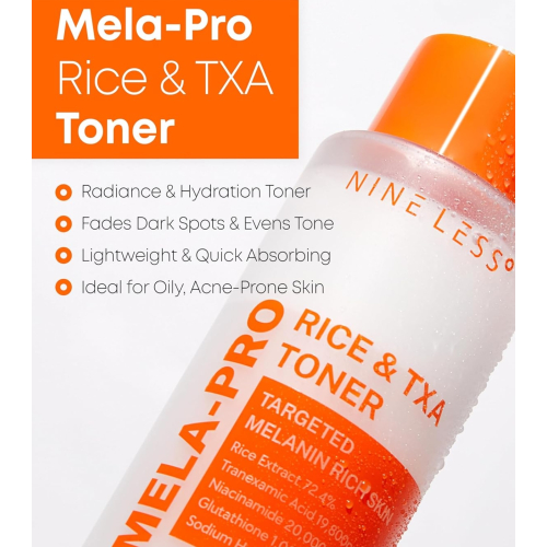 Nineless - *Mela-Pro* - Tonique visage au riz et TXA MELA-PRO