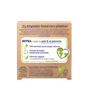 Nivea - Gommage visage solide Naturally Clean - Anti-imperfections
