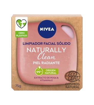 Nivea - Nettoyant visage solide Naturally Clean - Peau éclatante