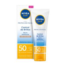 Nivea Sun - Protection faciale Shine Control SPF50 avec couleur - Ton moyen
