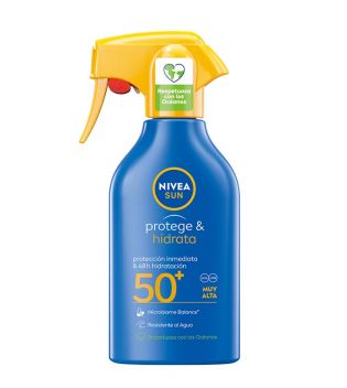 Nivea Sun - Crème solaire protège et hydrate Spray - SPF50+: Très haute