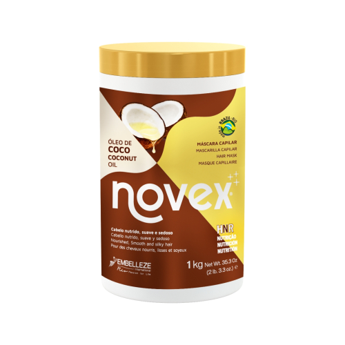 Novex - *Coconut Oil* - Masque capillaire cheveux nourris, doux et soyeux 1kg