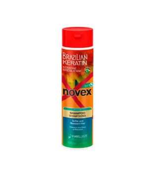 Novex - *Brazilian Keratin* - Shampooing pour cheveux extrêmement abîmés et cassants.