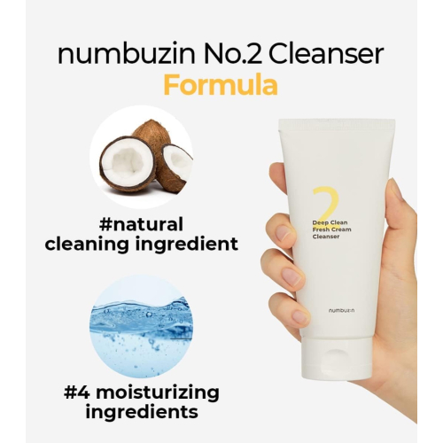 Numbuzin - Mousse nettoyante n° 2 Deep Clean Fresh