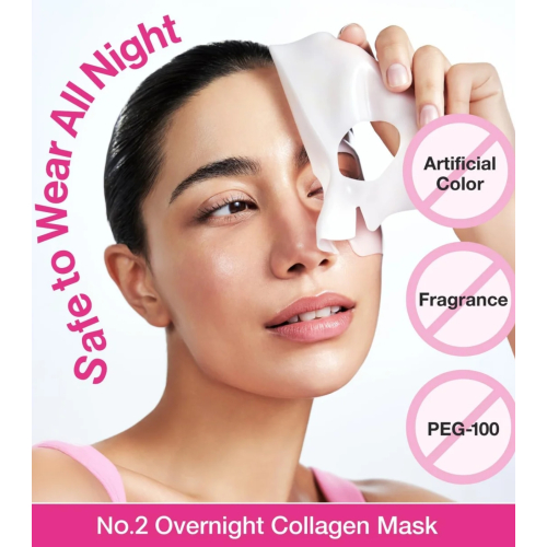 Numbuzin - Masque facial de nuit No.2 Rose PDRN Plumping