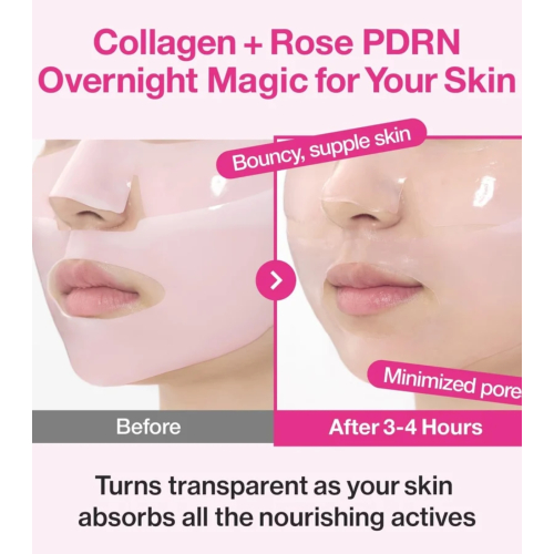 Numbuzin - Masque facial de nuit No.2 Rose PDRN Plumping
