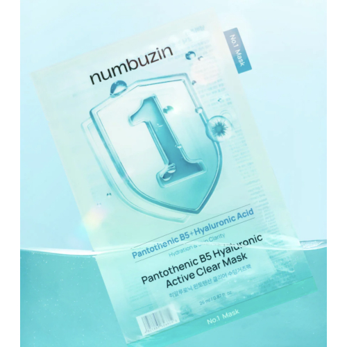 Numbuzin - Masque Hydratant Visage No.1 Pantothenic B5 Hyaluronic Active Clear