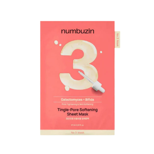 Numbuzin - Masque facial réduisant les pores No.3 Tingle-Pore Softening