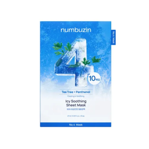 Numbuzin - Masque visage rafraîchissant No.4 SOS Icy Soothing