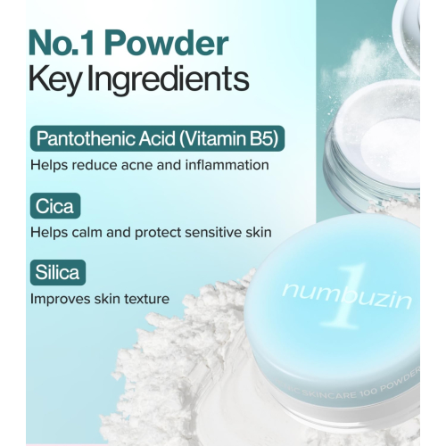 Numbuzin - Poudres matifiantes No.1 Pantothenic Skincare 100 Powder