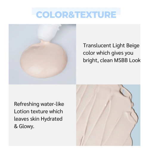 Numbuzin - Crème solaire teintée No.1 Pure Glass Clean Tone Up SPF 50+ PA++++