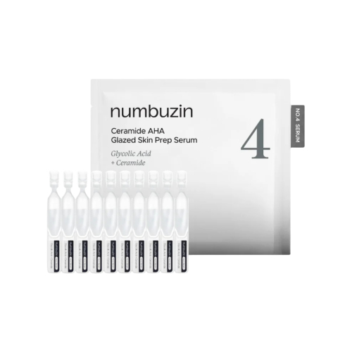 Numbuzin - Sérum exfoliant en ampoules No.4 ceramidas y AHA Glazed Skin Prep - 10ea