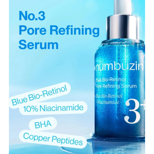 Numbuzin - Sérum minimisant les pores No.3 Blue Bio-Retinol