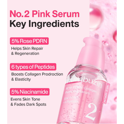 Numbuzin - Sérum repulpant No.2 Rose PDRN Collagen Plumping