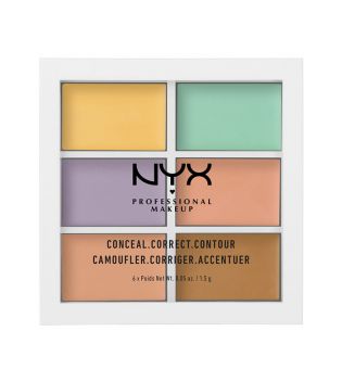 Nyx Professional Makeup - Palette Conceal Correct Contour - 3CP04: Corrector de Tono de Piel