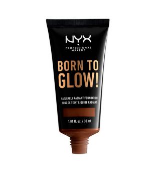 Nyx Professional Makeup - Fond de teint Born to Glow! - BTGRF22.7: Deep Walnut