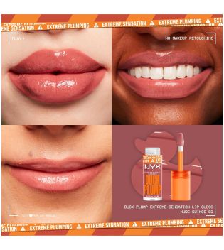 Nyx Professional Makeup - Gloss à lèvres volumateur Duck Plump - 03: Nude Swings