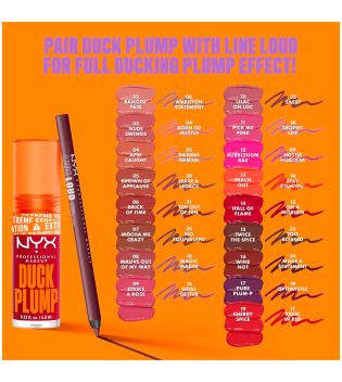 Nyx Professional Makeup - Gloss à lèvres volumateur Duck Plump -  08: Mauve Out My Way