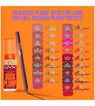 Nyx Professional Makeup - Gloss à lèvres volumateur Duck Plump - 16: Wine Not