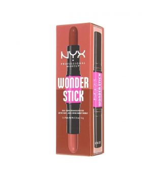 Nyx Professional Makeup - Crème Blush Wonder Stick - WSB03: Coral + Deep Peach