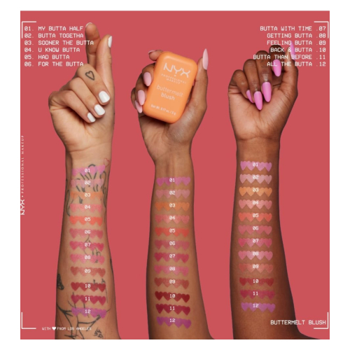 NYX Professional Makeup - Fard à joues en poudre Buttermelt - 04: U Know Butta