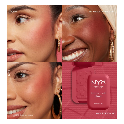 NYX Professional Makeup - Blush en poudre Buttermelt - 10: Back and Butta