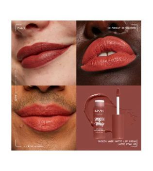Nyx Professional Makeup - Rouge à lèvres liquide Smooth Whip Matte Lip Cream - 03: Latte Foam