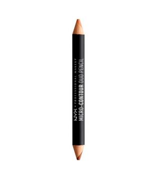 Nyx Professional Makeup - Crayon double micro contour - MCDP04: Deep / Profond