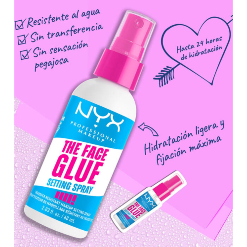 NYX Professional Makeup - Spray fixateur de maquillage The Face Glue