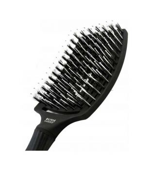 Olivia Garden - Brosse à cheveux Fingerbrush Combo Large - Black