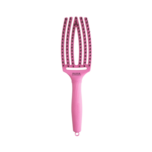 Olivia Garden - Brosse à cheveux  Fingerbrush Combo Medium - Bubble Pink