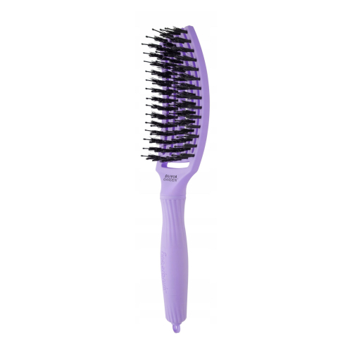 Olivia Garden - Brosse à cheveux Fingerbrush Combo Medium - Lavender