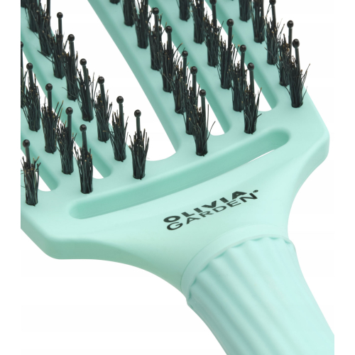 Olivia Garden - Brosse à cheveux  Fingerbrush Combo Medium - Mint