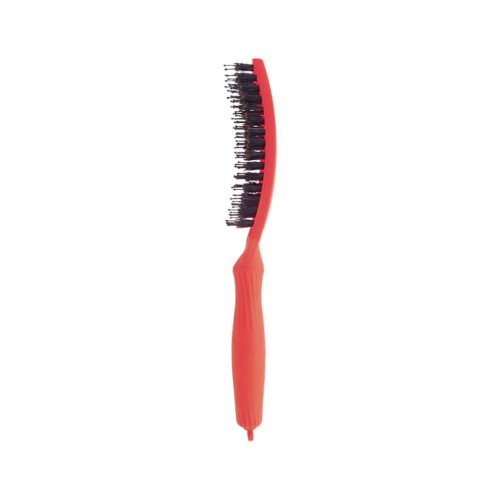 Olivia Garden - Brosse à cheveux Fingerbrush Combo Medium - Neon Orange