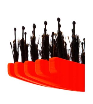 Olivia Garden - Brosse à cheveux Fingerbrush Combo Medium - Neon Orange