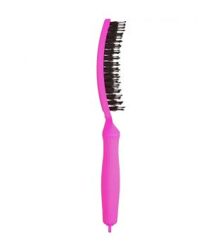 Olivia Garden - *Think Pink* - Brosse à cheveux Fingerbrush Combo Medium - Neon Purple