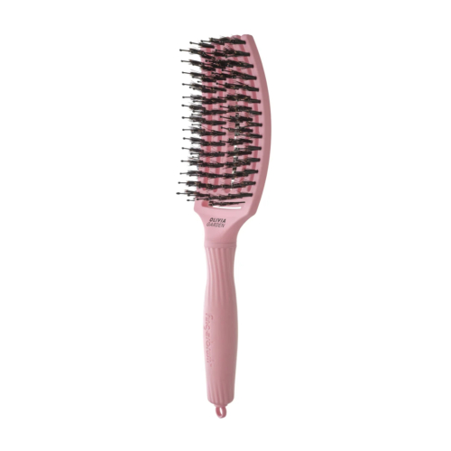 Olivia Garden - Brosse à cheveux  Fingerbrush Combo Medium - Soft Pink