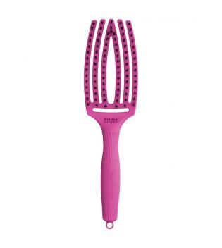 Brosse à cheveux Olivia Garden Fingerbrush Combo Medium - Think & Pink