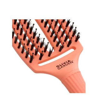 Olivia Garden - Brosse à cheveux Fingerbrush Combo Medium - Coral