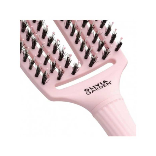 Olivia Garden - Brosse à cheveux  Fingerbrush Combo Medium - Pastel Pink