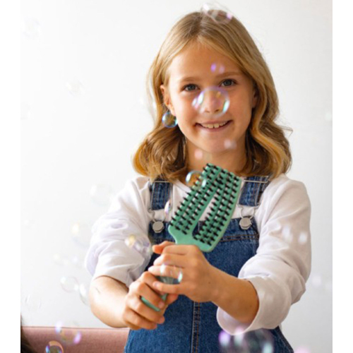 Olivia Garden - *Kids*  - Brosse à cheveux Fingerbrush Care Mini - Mint