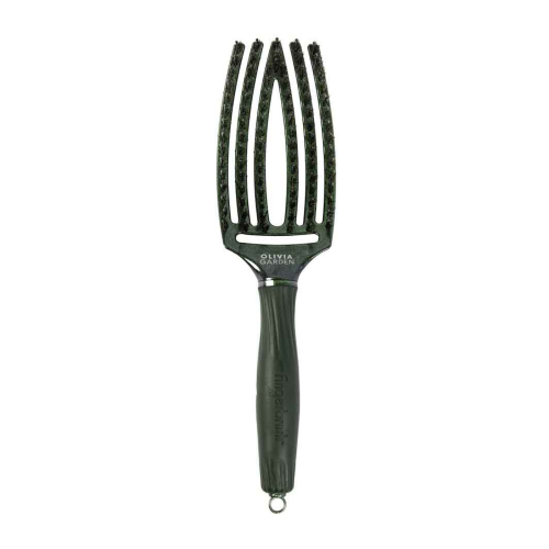Olivia Garden - *Midnight Desert*  - Brosse à cheveux Fingerbrush Combo - Green Esmerald