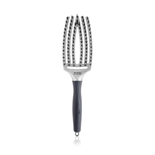 Olivia Garden - *Trinity* - Brosse à cheveux Fingerbrush - Silver