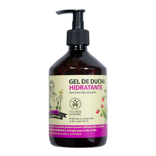 Oma Gertrude - Gel douche hydratant - Framboise et Menthe